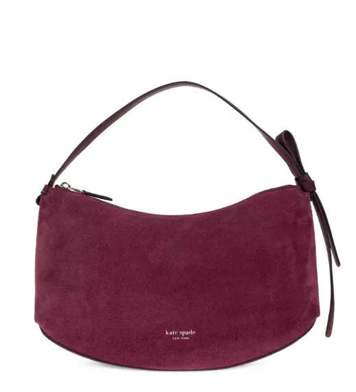 Kate Spade Loop Suede Bag in Purple